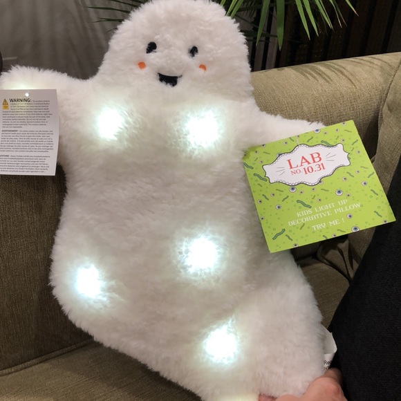 Halloween Ghost Light Up Pillow - Picture 6 of 8